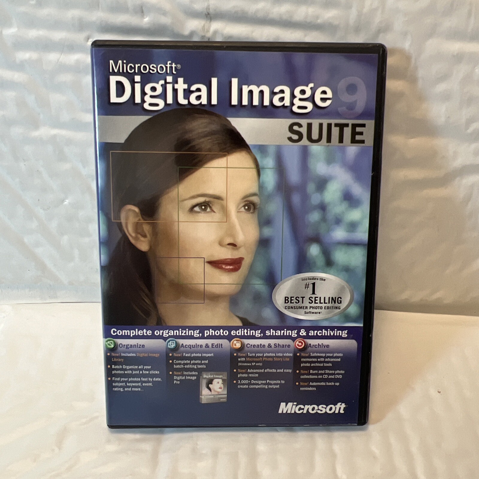 Microsoft Digital Image Suite 9 PC CD Rom Software 2 Disc Set 2003