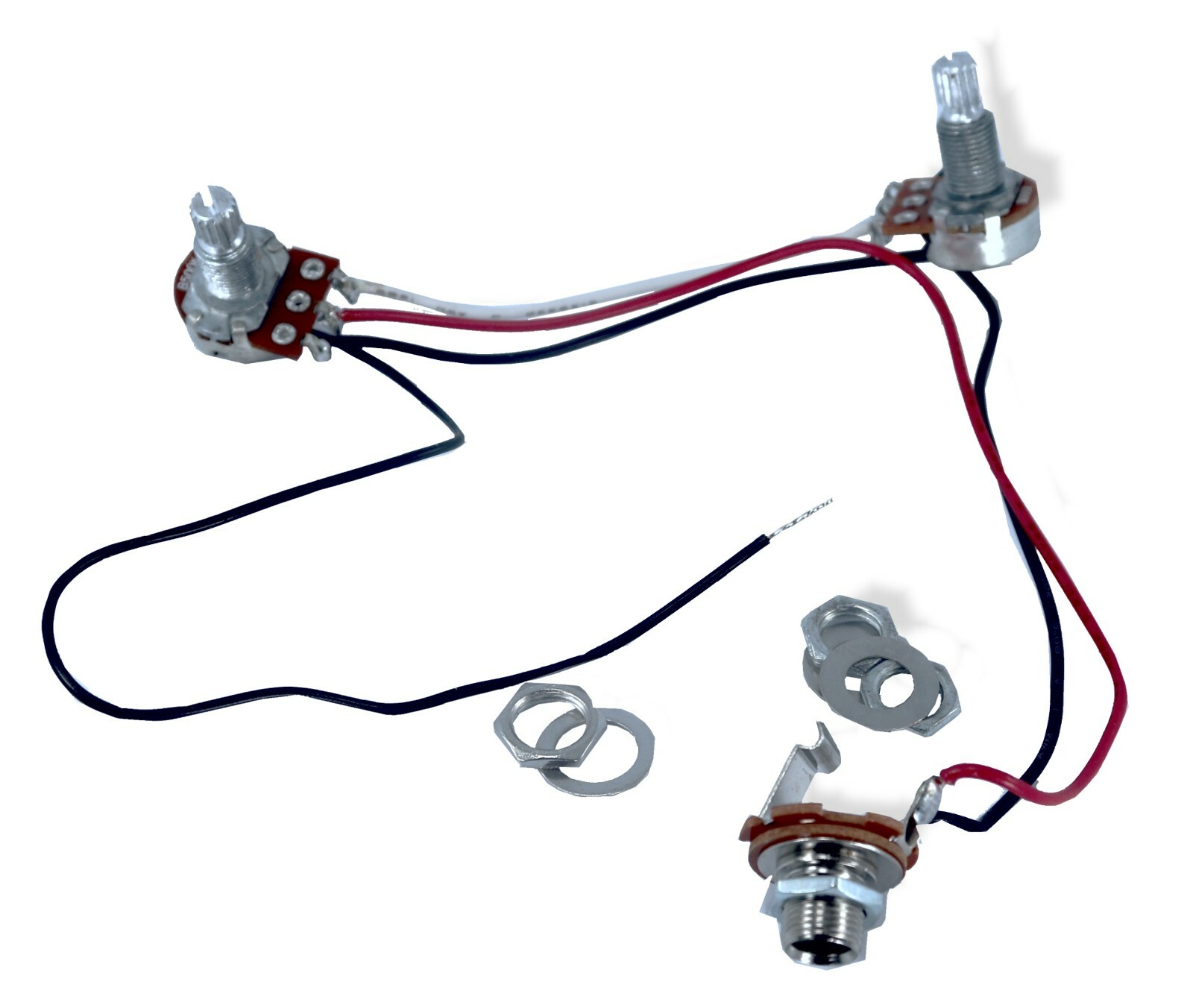 Wiring Harness Pre-wired PB 1V 1T Bass Guitar 181032