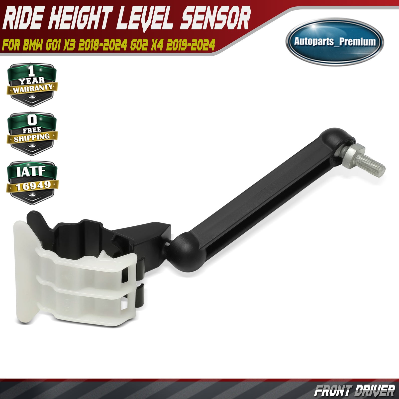 Front Driver Ride Height Level Sensor for BMW G01 X3 2018-2024 G02 X4 2019-2024