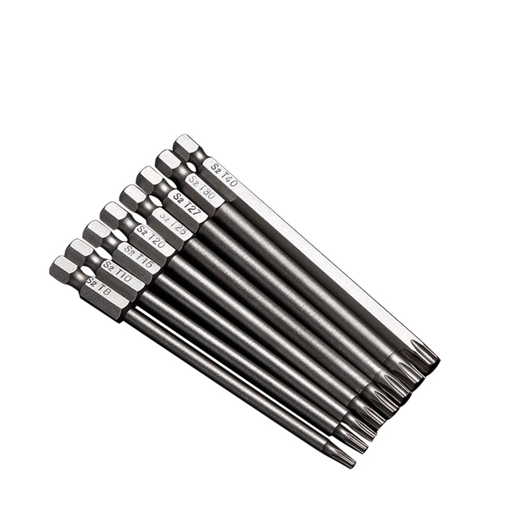 8 Pcs Impact Driver Bits Set Fastener Screw Inner Hexagon Wrench