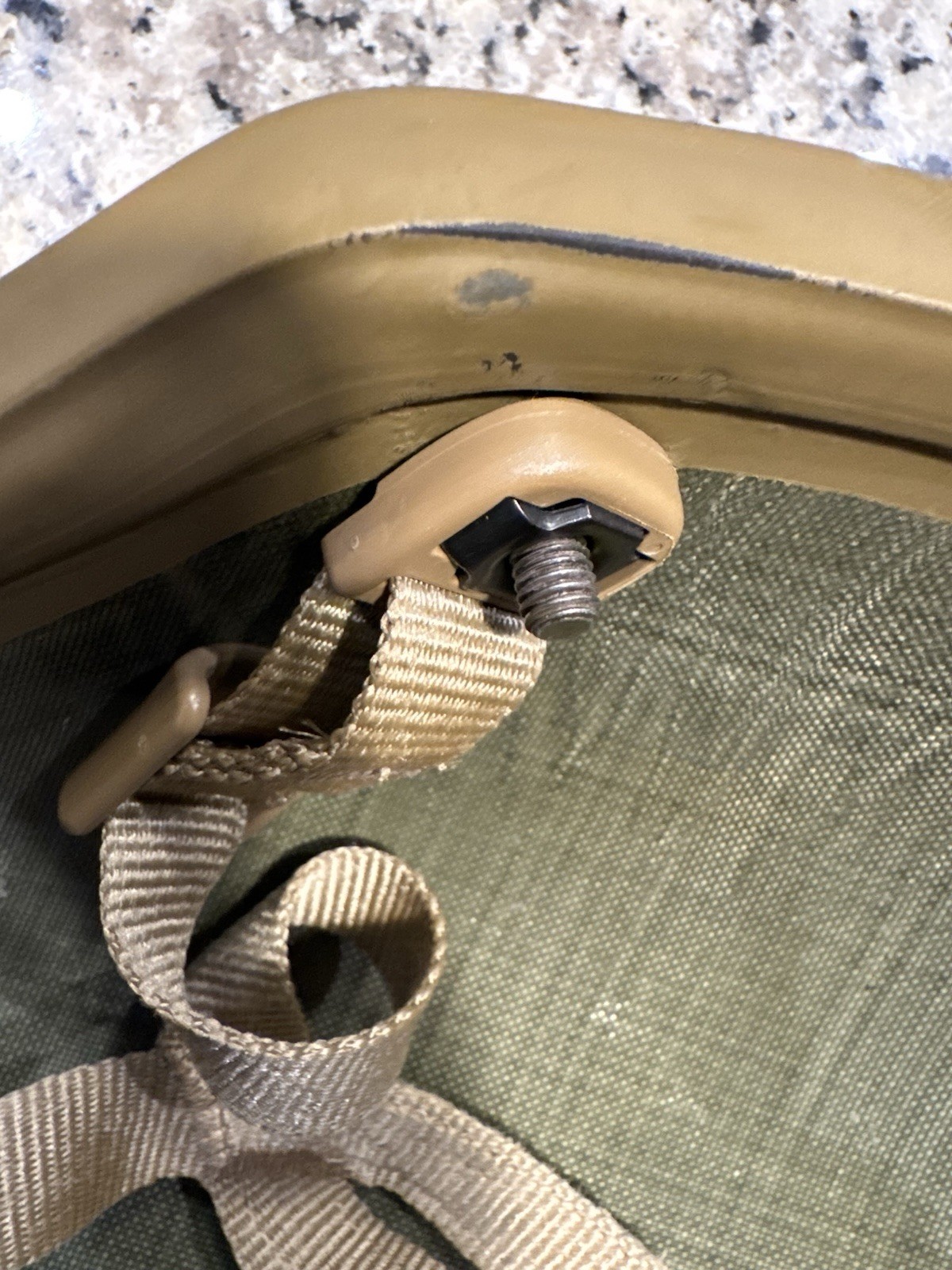 Gentex Corporation High Cut ECH Helmet MARSOC Experimental Prototype Large SOF