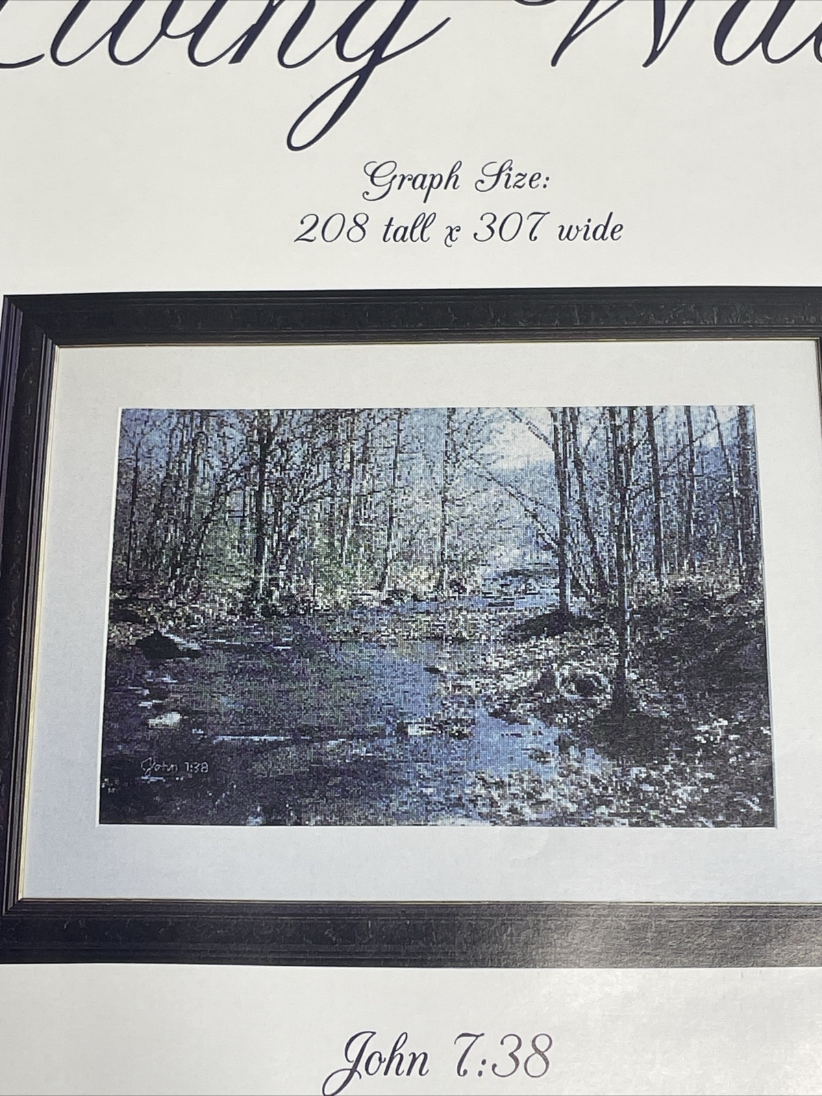 Beautiful Threads Living Water Cross Stitch Pattern