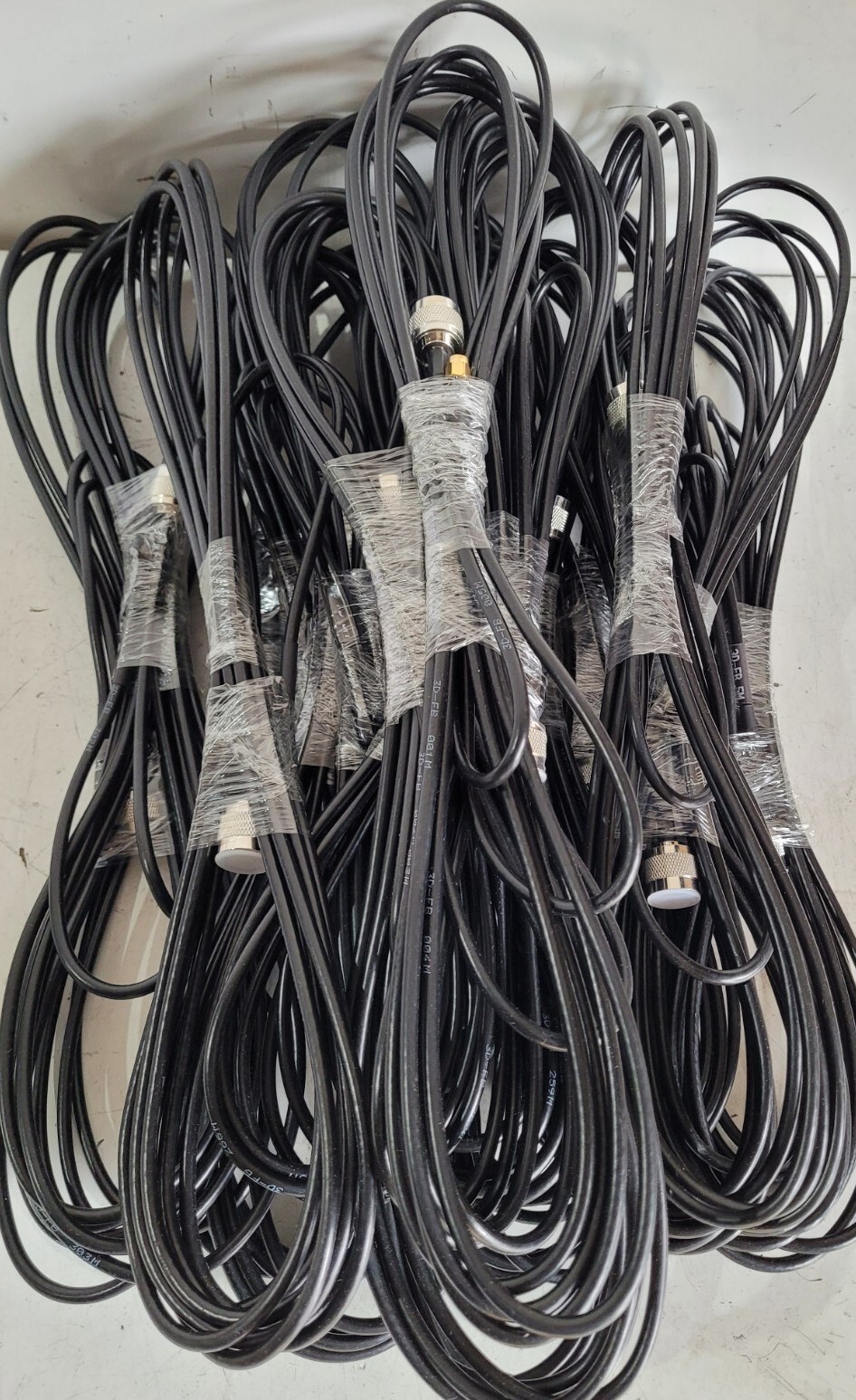 Helium Hotspot Miner Antenna Window Door Feed Thru Coaxial Cable 3D-FB 5M QTY 20