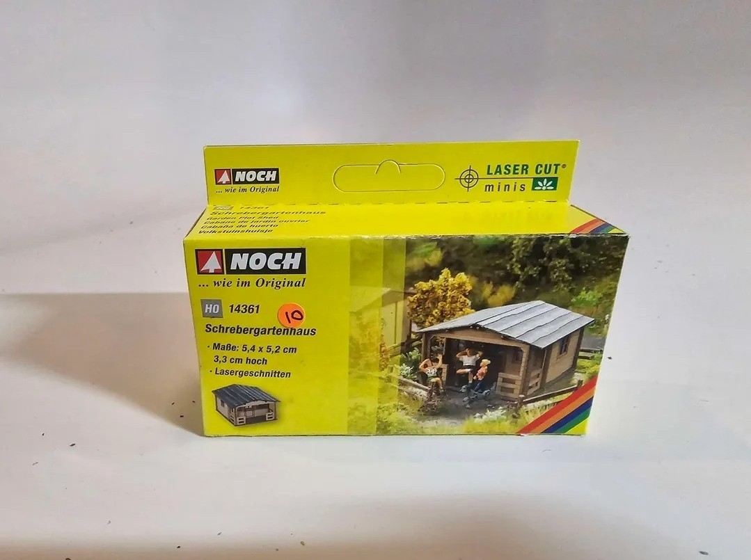 Noch Garden Plot Shed 14361 HO Scale