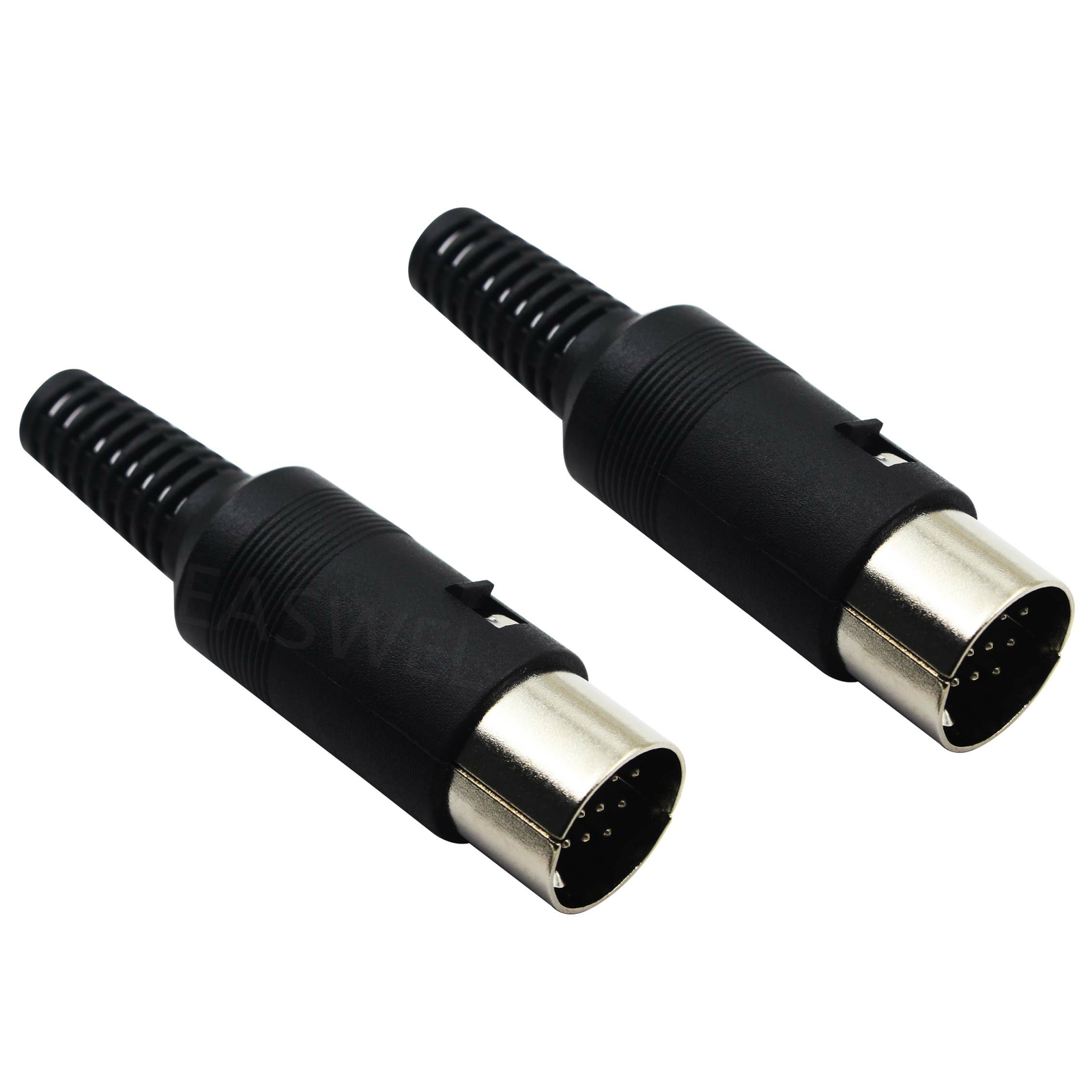 2pcs DIN plug 13 PIN Male Inline DIN-13P Plug Audio AV adapter
