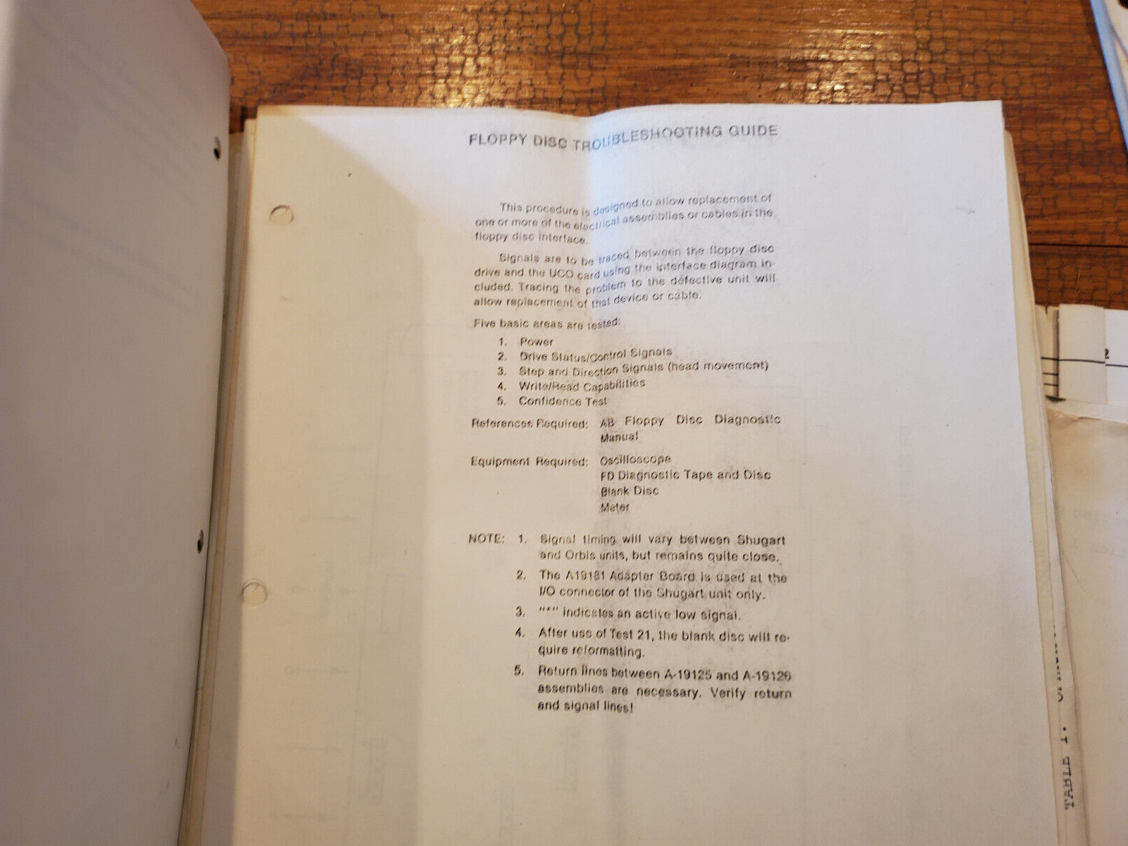 SHUGART SA800/801 8" FLOPPY DRIVE MAINTENANCE MANUAL