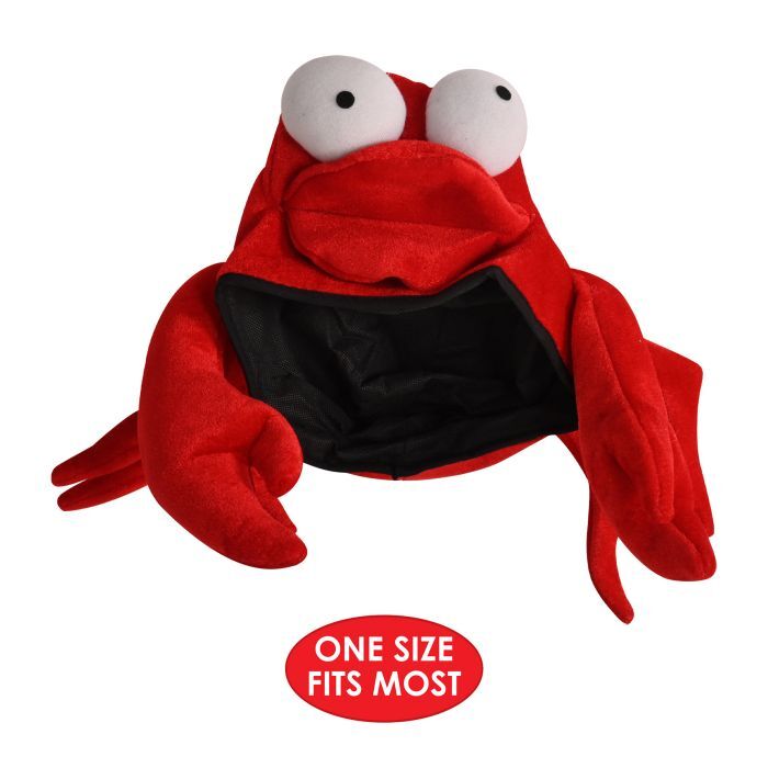 Beistle Plush Crab Hat Party Accessory
