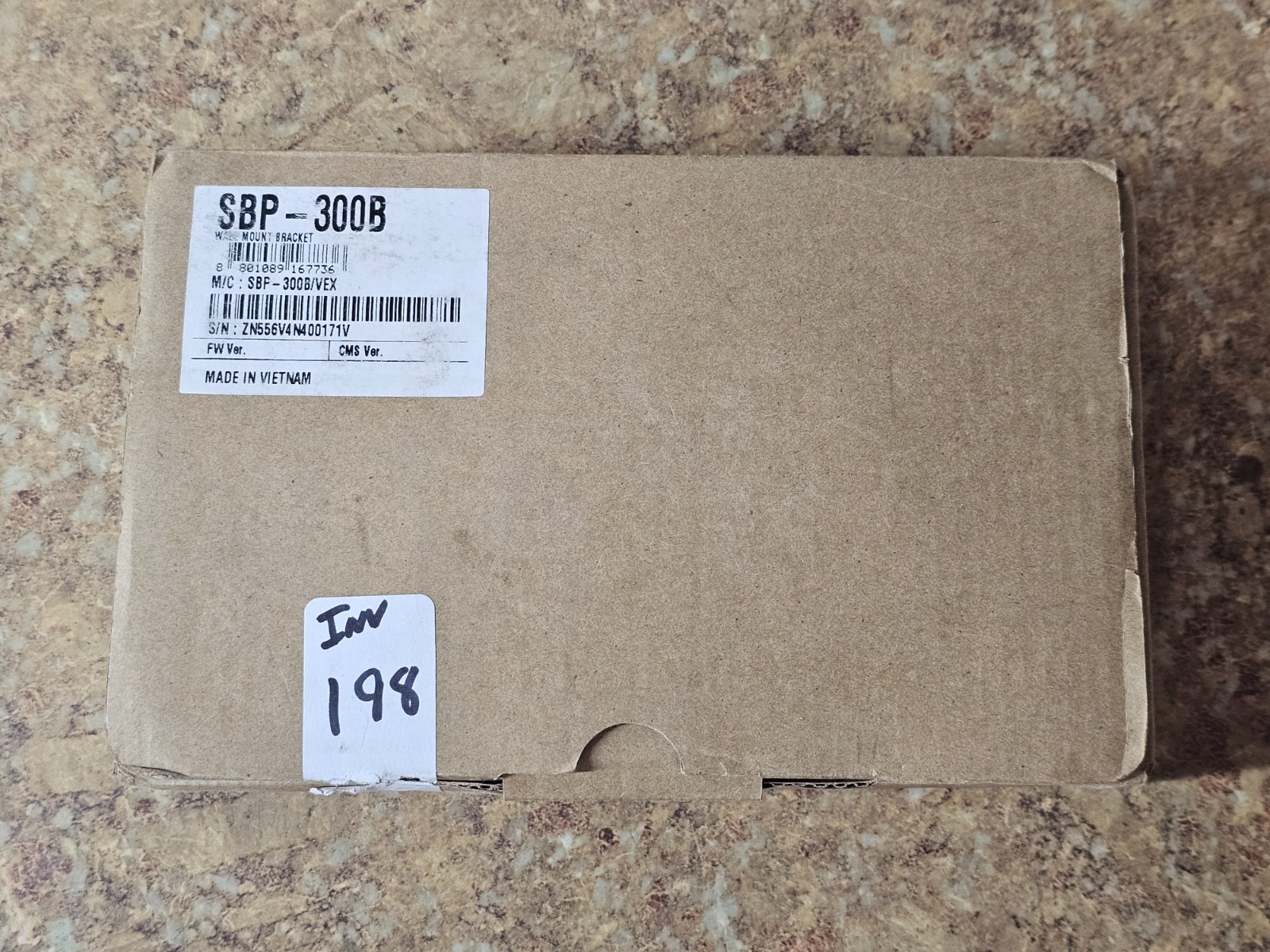 Hanwha Wall Mount Bracket SBP-300B Brand New Open Box