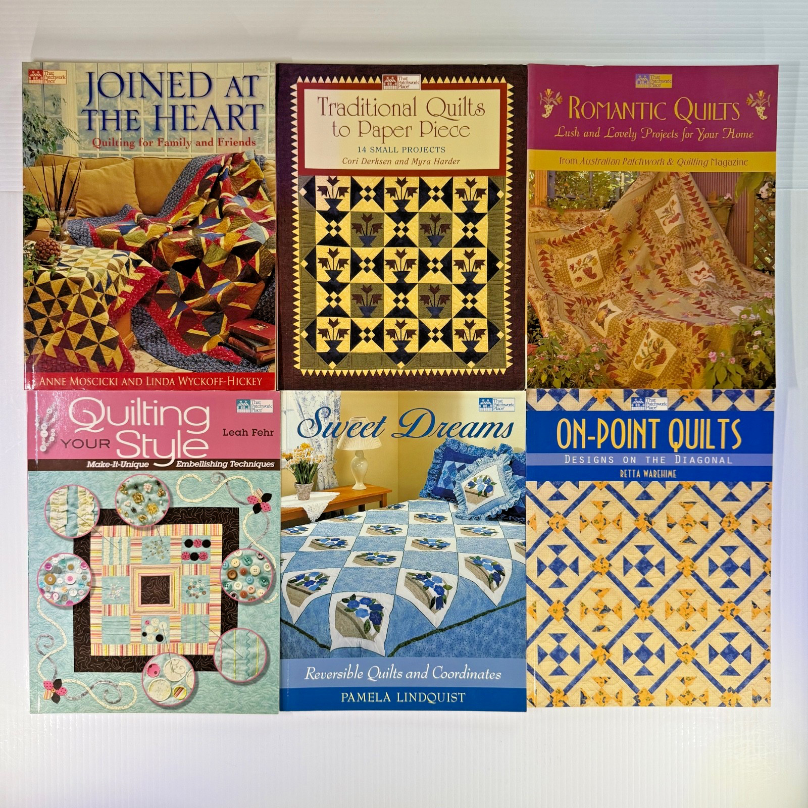 Quilting Quilt Books By That Patchwork Place Lot Of 6 Ideas Variety Patterns 7