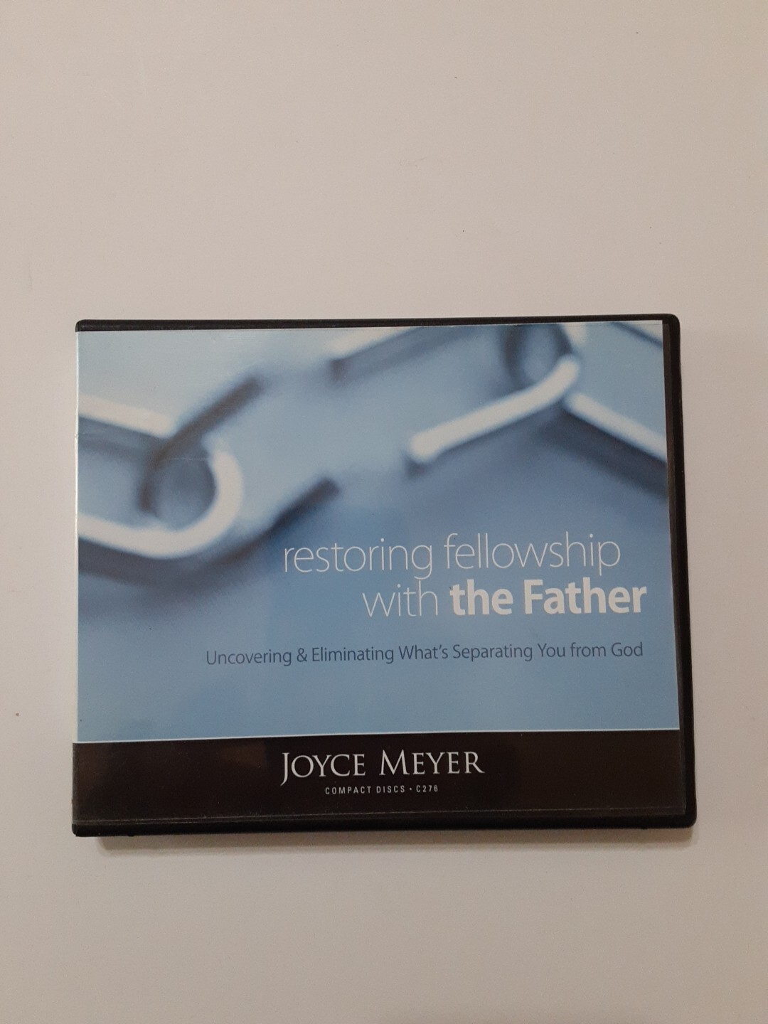 Joyce Meyer 4 Disc CD teaching Series, "Restoring Fellowship With The Father"