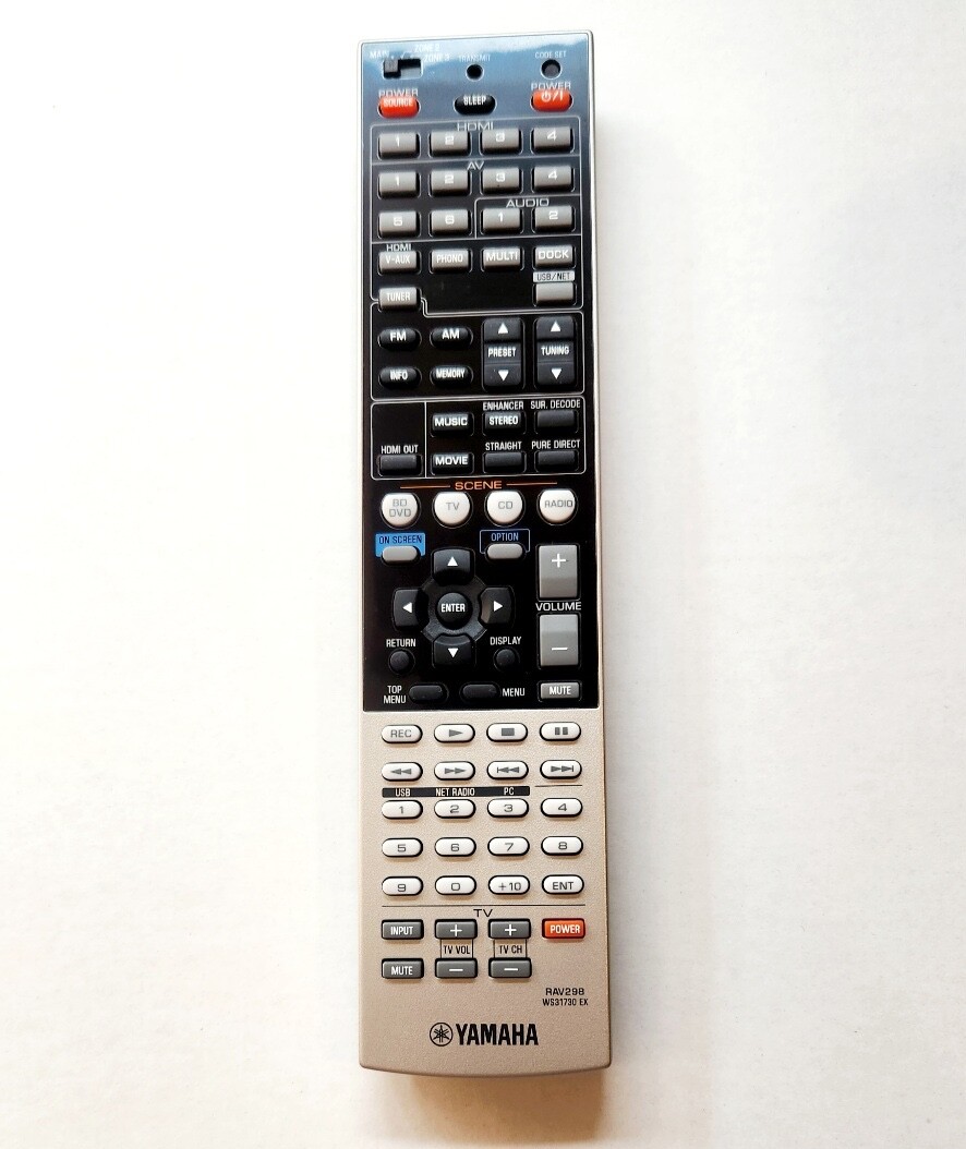NEW OEM Yamaha remote control compatible with RXV765, RXV665, RXV565