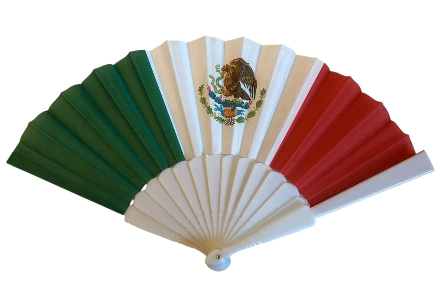 Mexico Flag Hand Fan Folding Mexican Fans Vintage Party Dancing Folding Fans