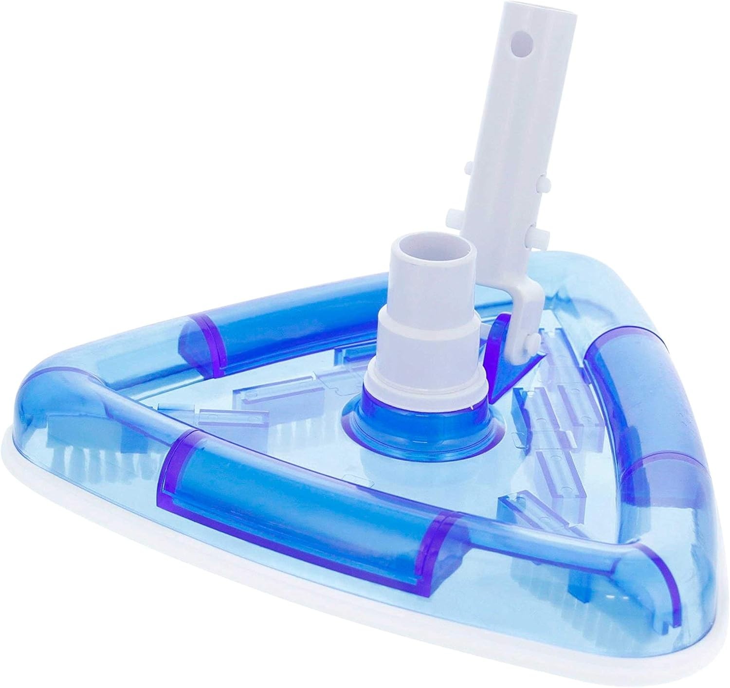 U.S. Pool Supply Weighted Transparent Triangular Pool Vacuum Head with Swivel...