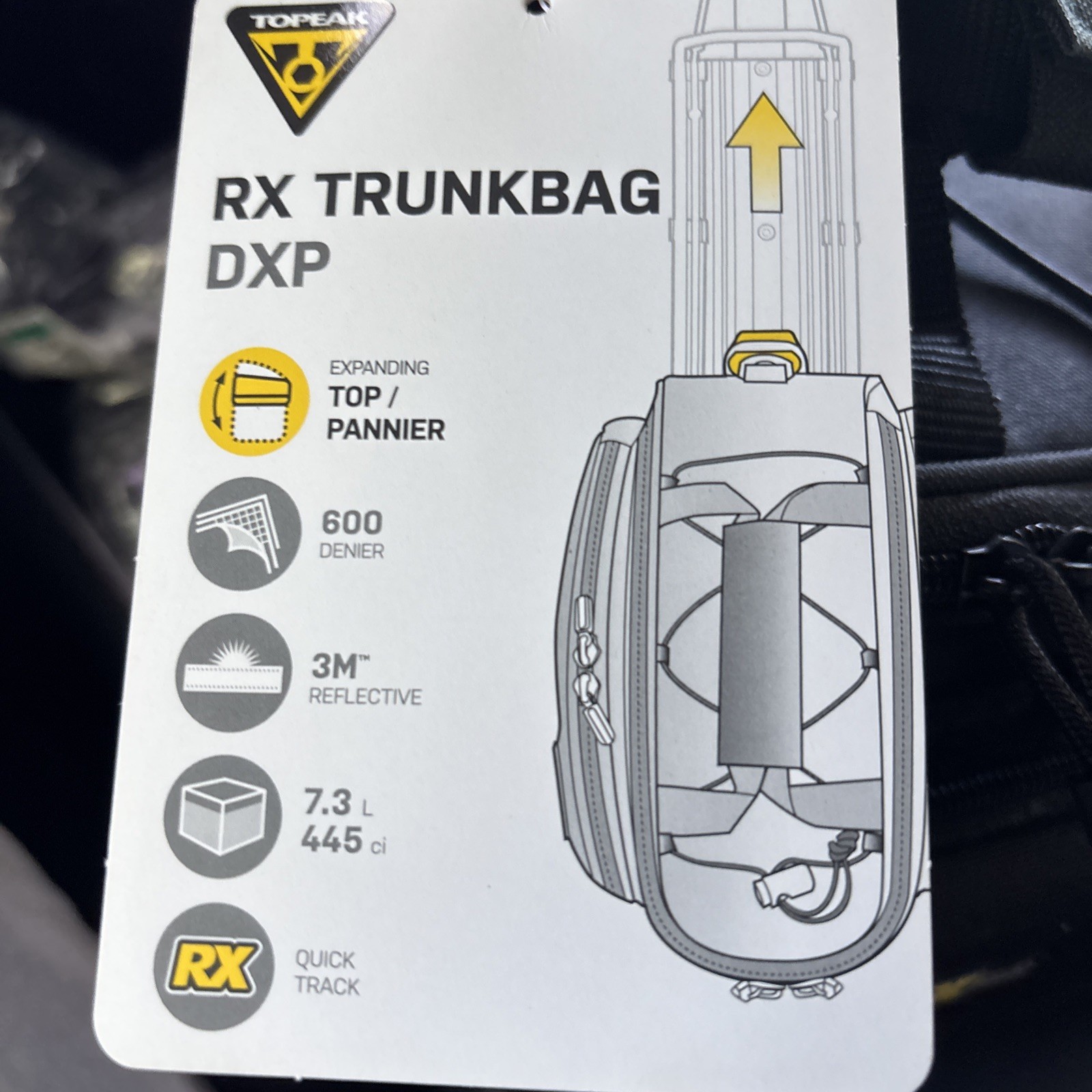 Topeak Quick RX Track Bag Black
