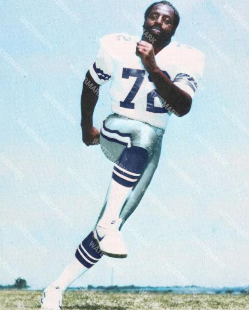 GW61 Ed Jones Too Tall Dallas Cowboys 8x10 11x14 16x20 Colorized Photo