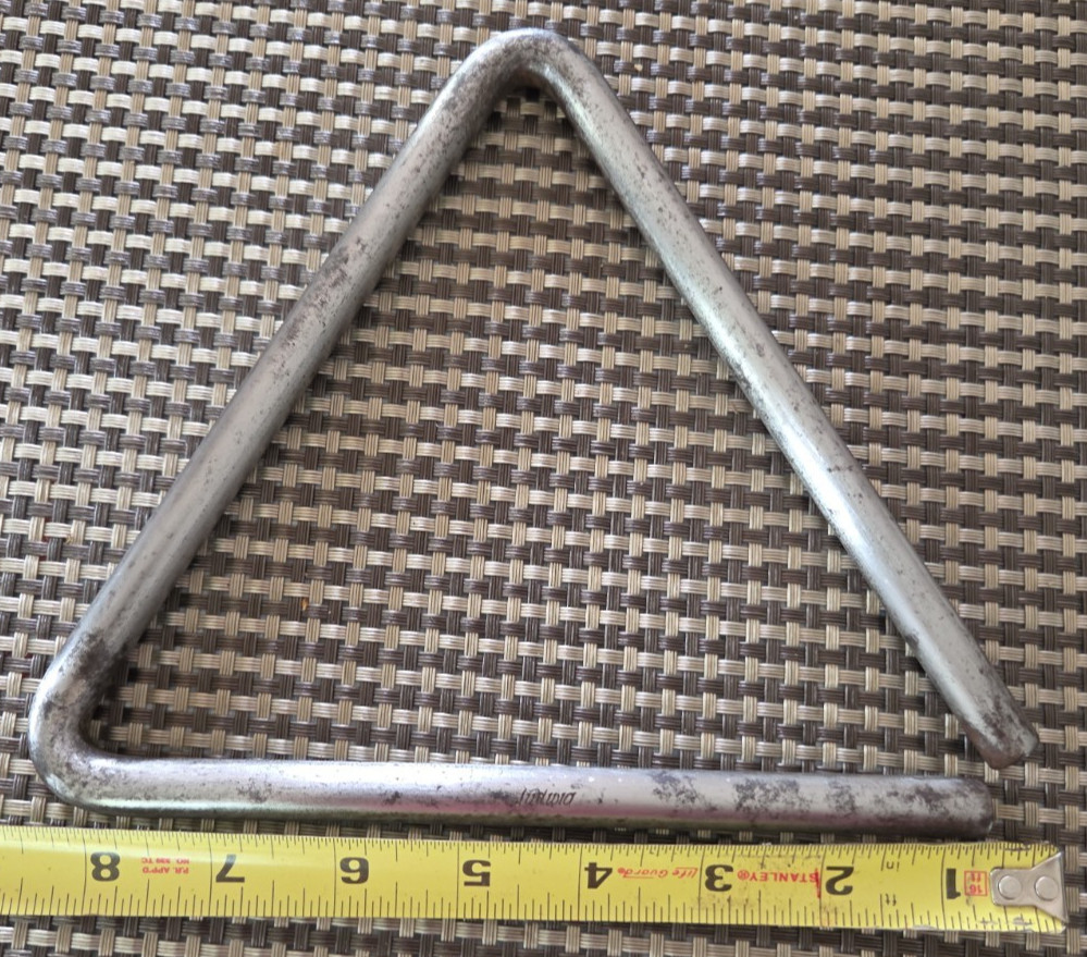 Vintage Ludwig 8" Orchestral Triangle Farm barn old script 1920s?