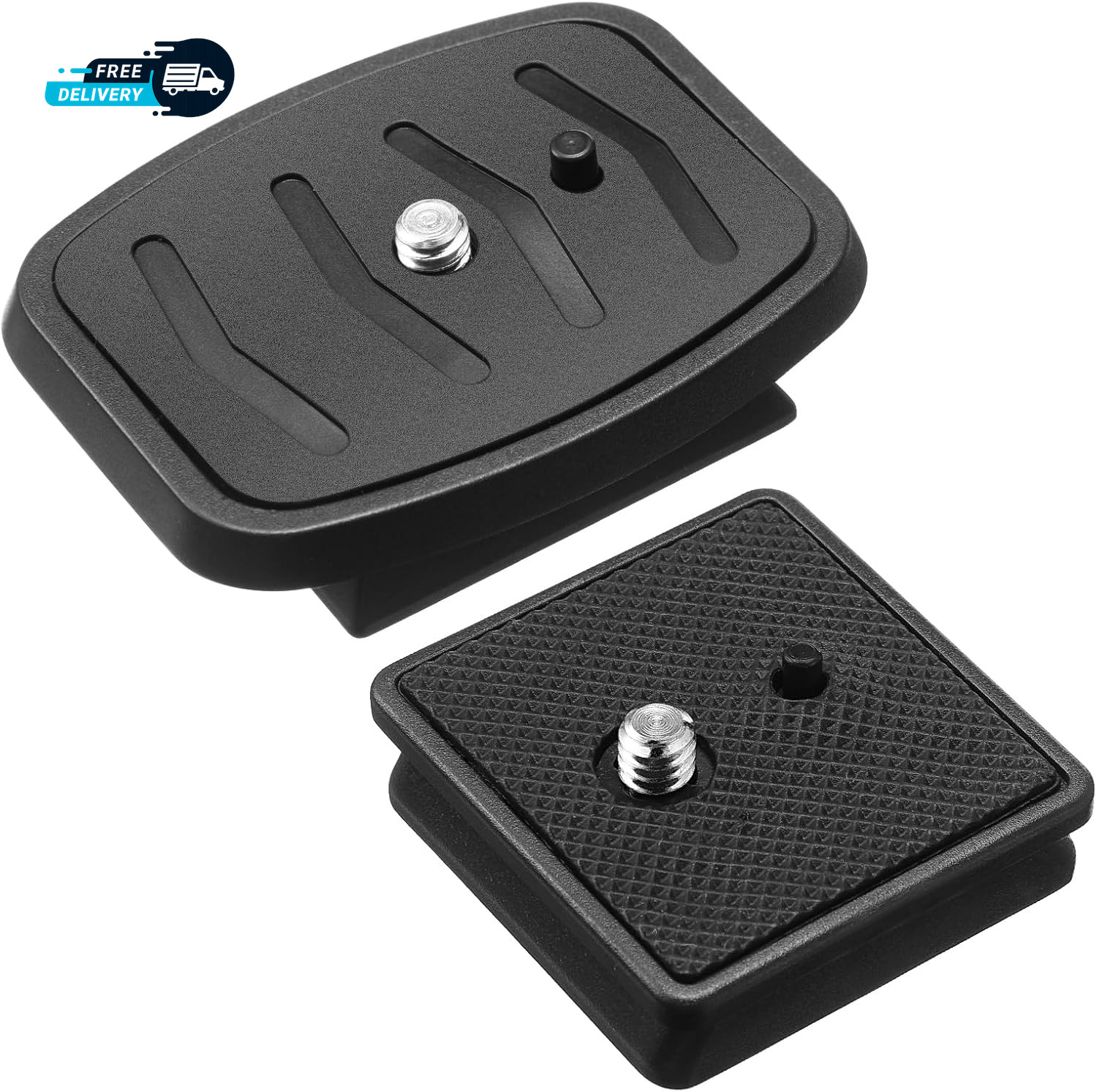 2 Pack 41Mm and 43Mm Tripod Quick Release Plate Camera Mounting Adapter