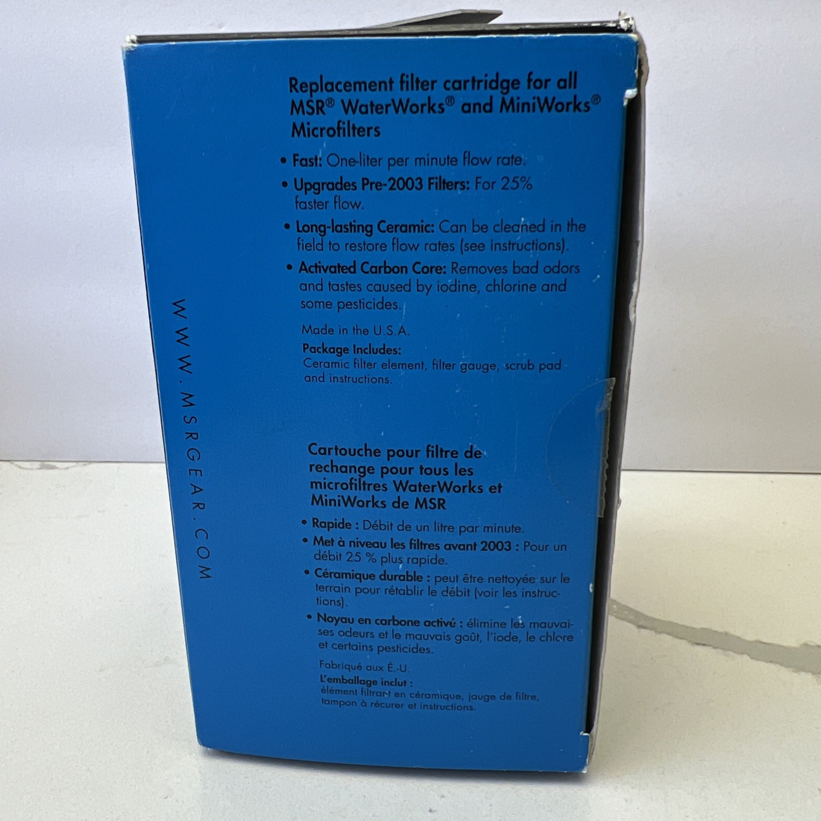 MSR Ceramic Replacement Filter Cartridge WaterWorks MiniWorks Microfilmers