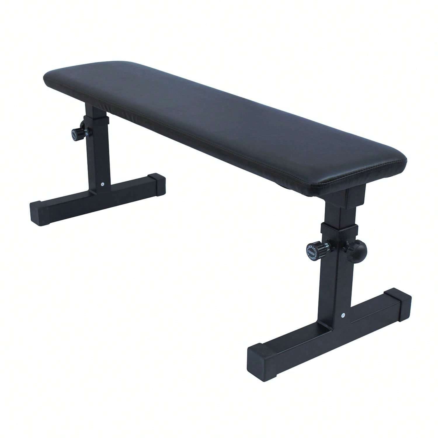 Height Adjustable Flat Weight Bench Dumbbell Workout Home Gym Utility Board