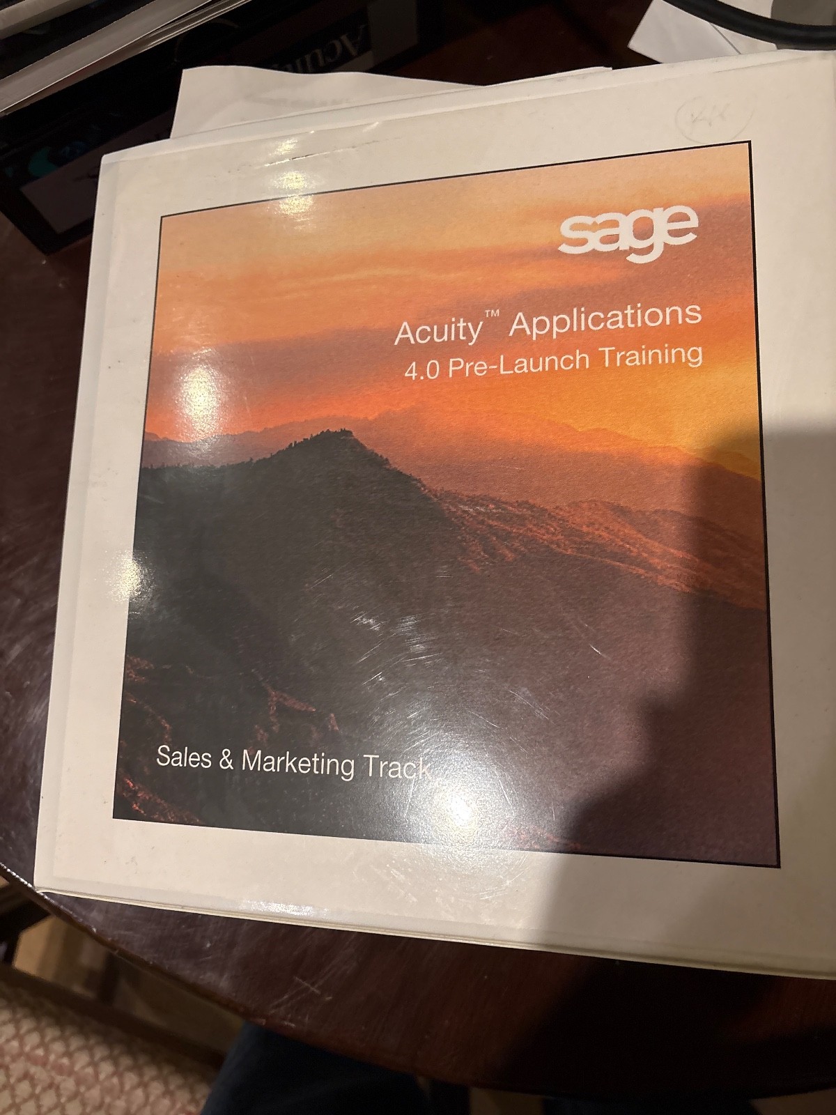 . Acuity Financials .Complete training manual.