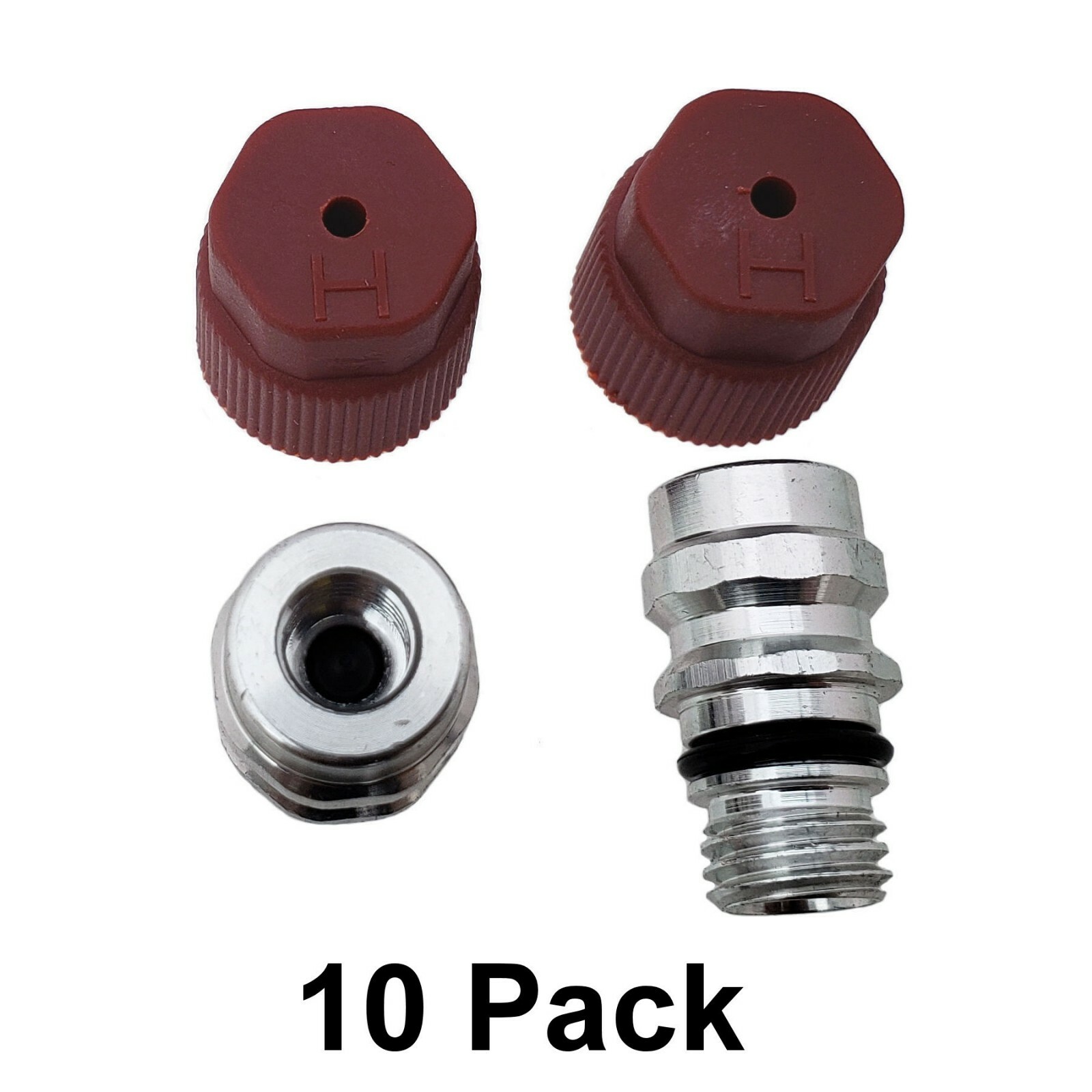 10pcs  High Side AC Ball Valve Core 15-5438 Charge Port 800955 Fits GM Ford Audi
