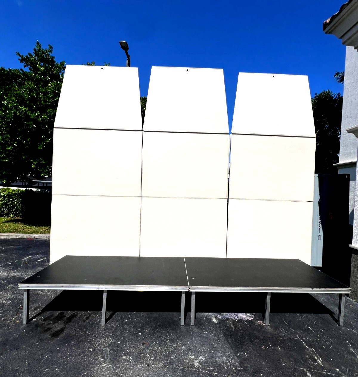 (7) Wenger Portable Acoustic Shells olling Acoustical Stage Concert $2499. obo