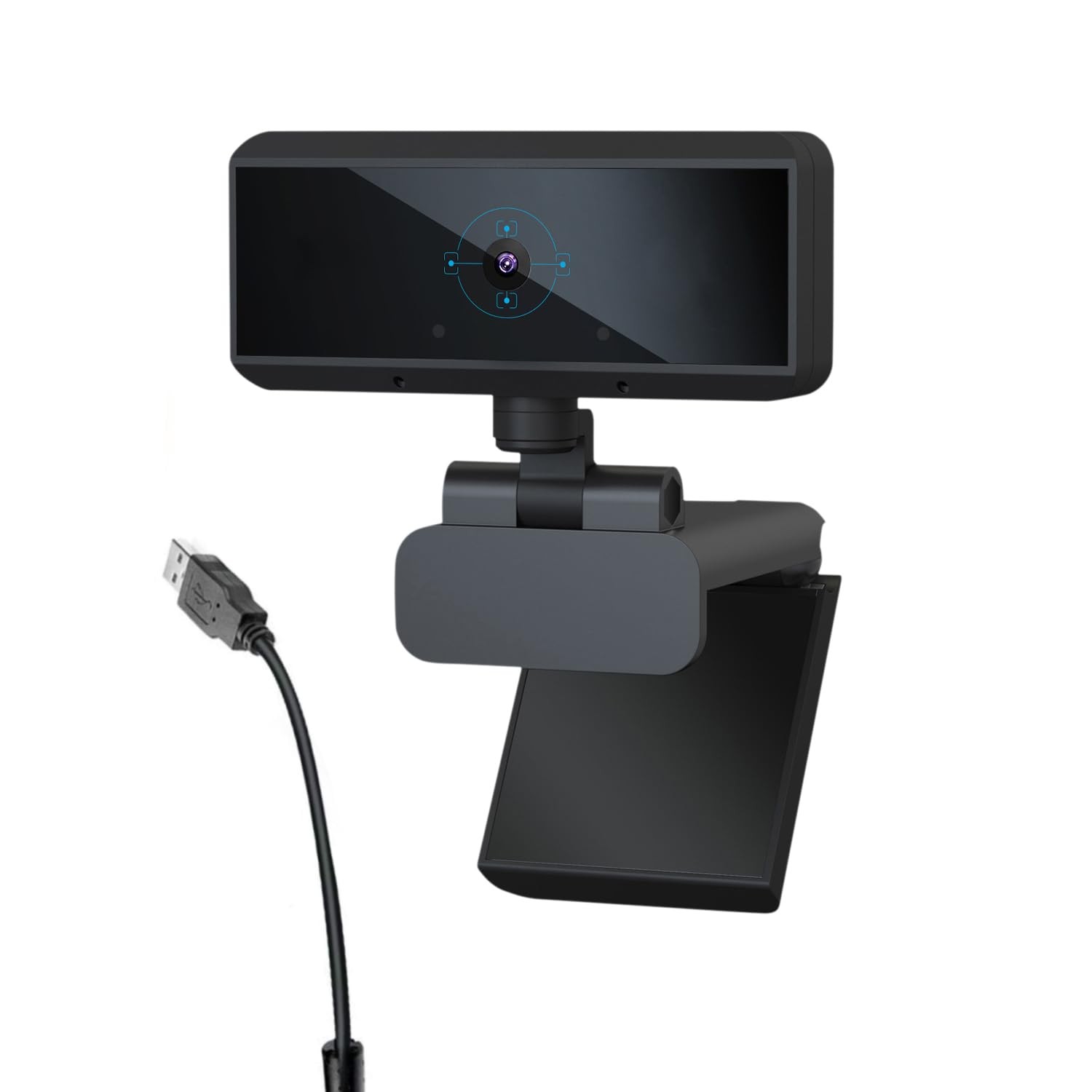 Wired USB Webcam With Microphone 1080P HD Autofocus PC Laptop Mac Camera