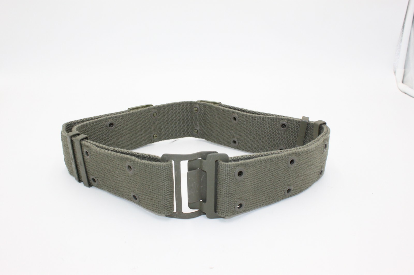 French Army Web Gear Belt Combat Field Famas New Old Stock Military OD Green NEW