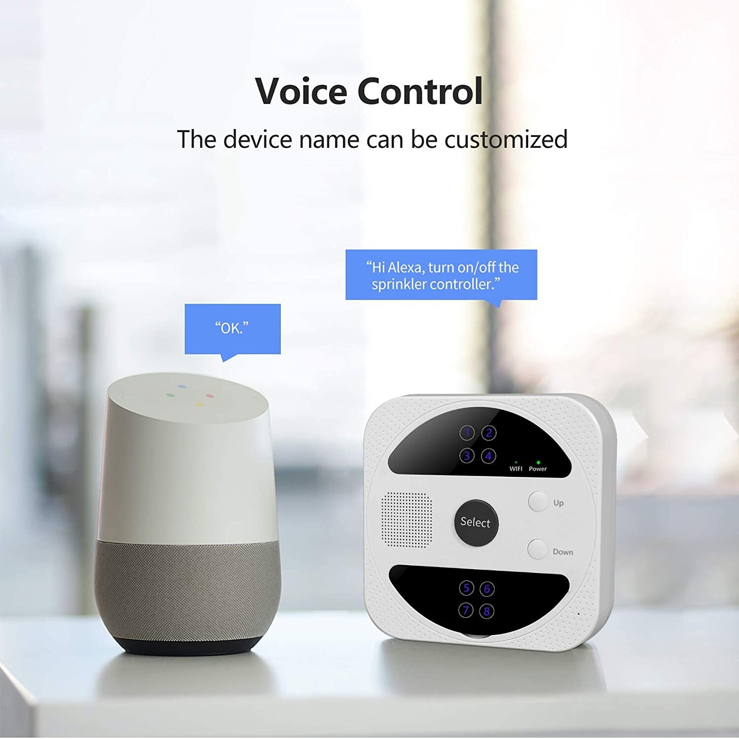 WiFi Smart Sprinkler Controller, Remote Access Watering Sprinkler/Irrigation