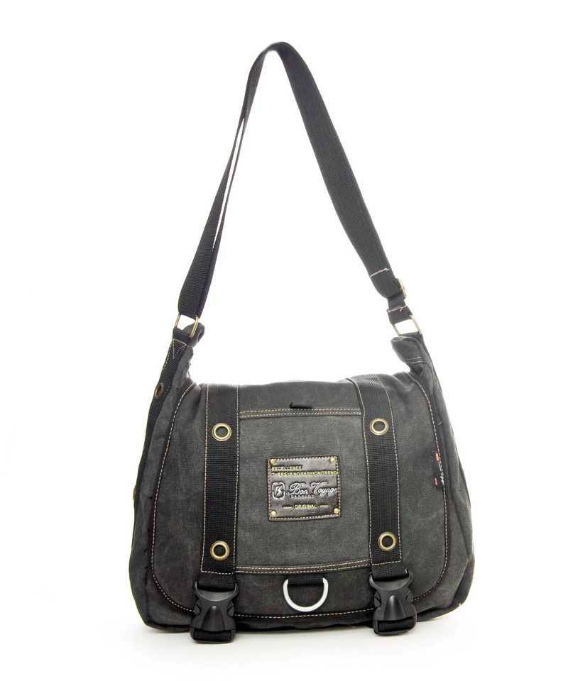 Canvas Messenger Bag for School, Work and Travel