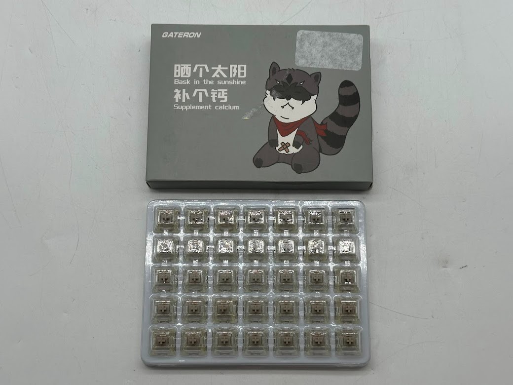 Gateron Baby Racoon 2.0 Keyboard Switches - 35 Pieces