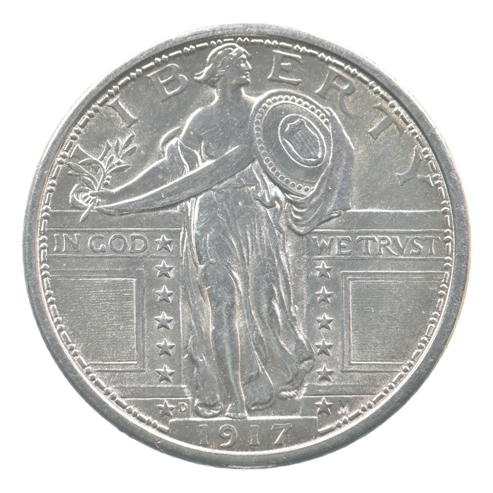 1917-D Standing Liberty Quarter *3974