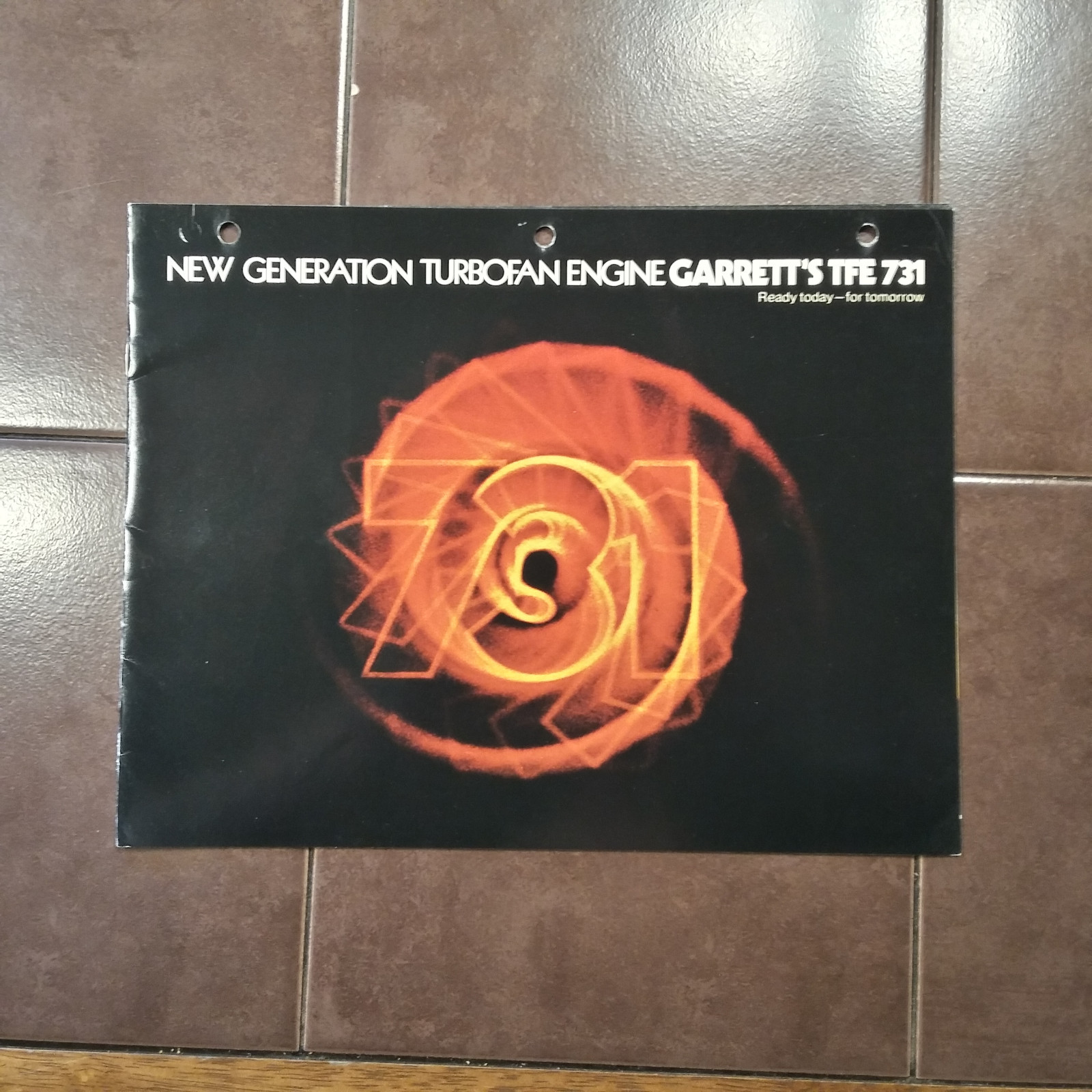 Original New Generation Garrett TFE731 Brochure, 12 page, 8.5 x 11"