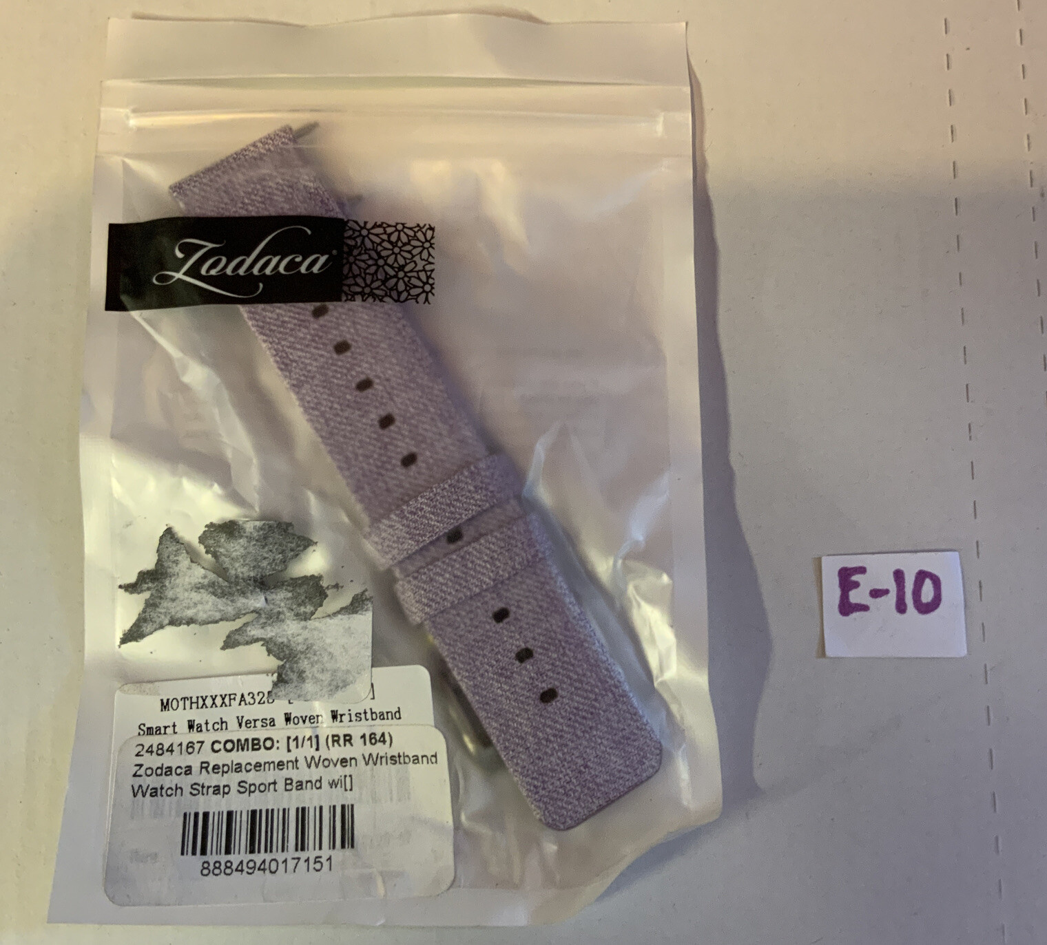 ✅ Woven Fabric Replacement Wristband Strap Watch Band For Fitbit Versa Purple