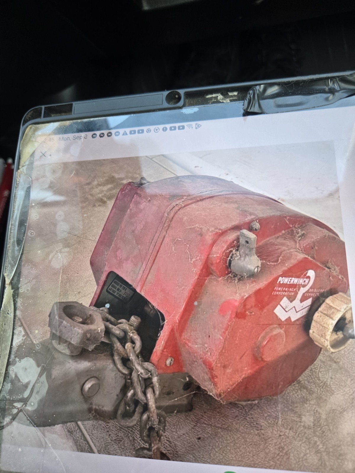 Powerwinch 712  C.  Electric  Ball Hitch  Winch,  Made In Usa Connecticut