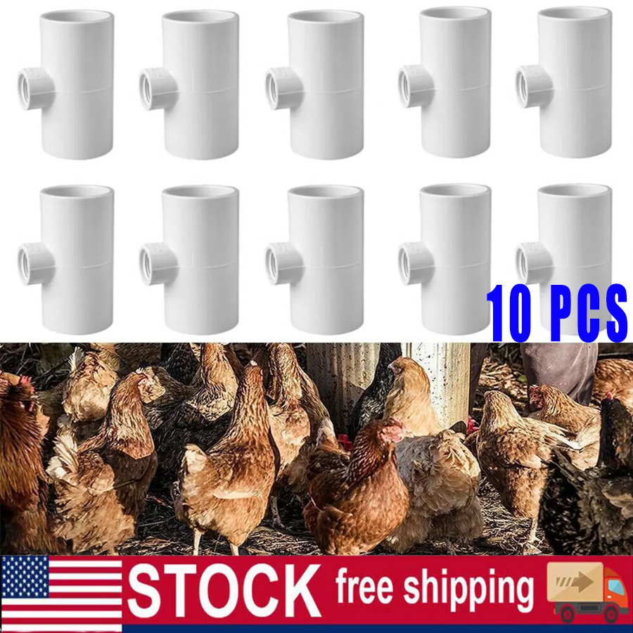 three-way Connector For Chicken Waterer Fully Automatic For Threaded Chicken