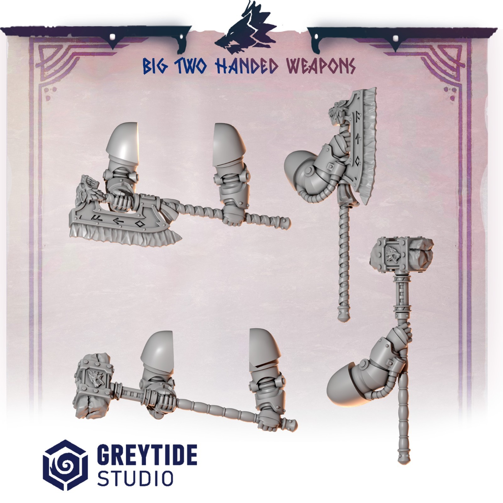 Primal Hounds Big Hero Pack+ from GreyTide Studio.