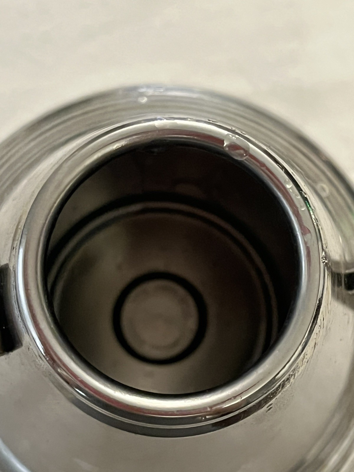 INOX 18/10 Stainless Steel Coffee tea Pot Made In Italy 8" tall