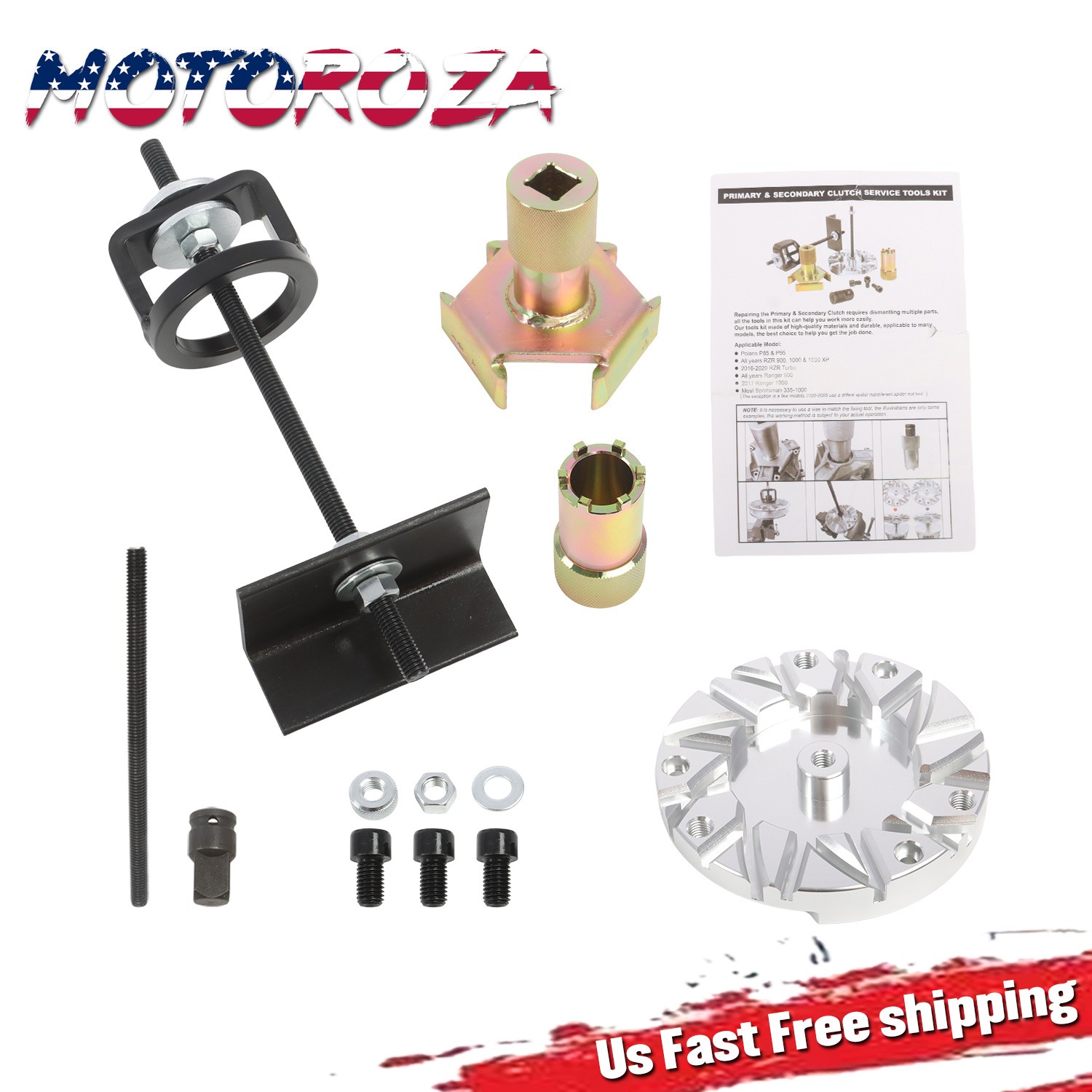 Complete Primary Clutch Secondary Service Tools Kit For Polaris P95 P85 RZR 1000