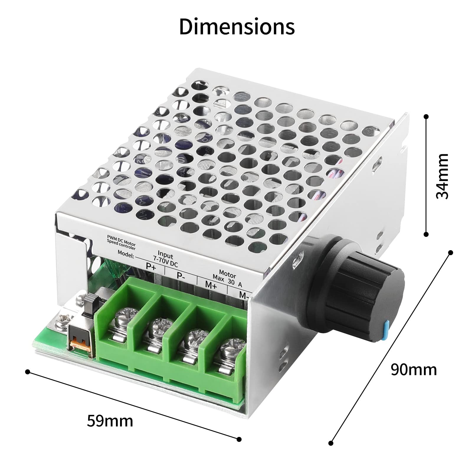 Dc Motor Speed Controller Pwm Controller 770v 30a Adjustable Pwm Motor Speed Reg