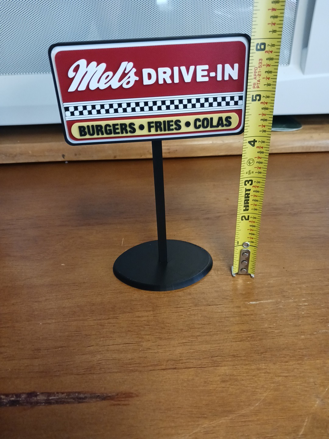American Graffiti Mel's Drive In Restaurant Sign. Customizable Names. Msg Me 6"