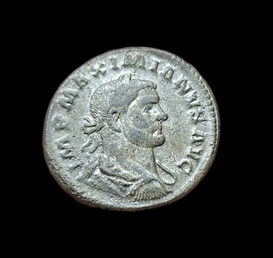 Maximien grand follis GENIO POPVLI ROMANI Superb