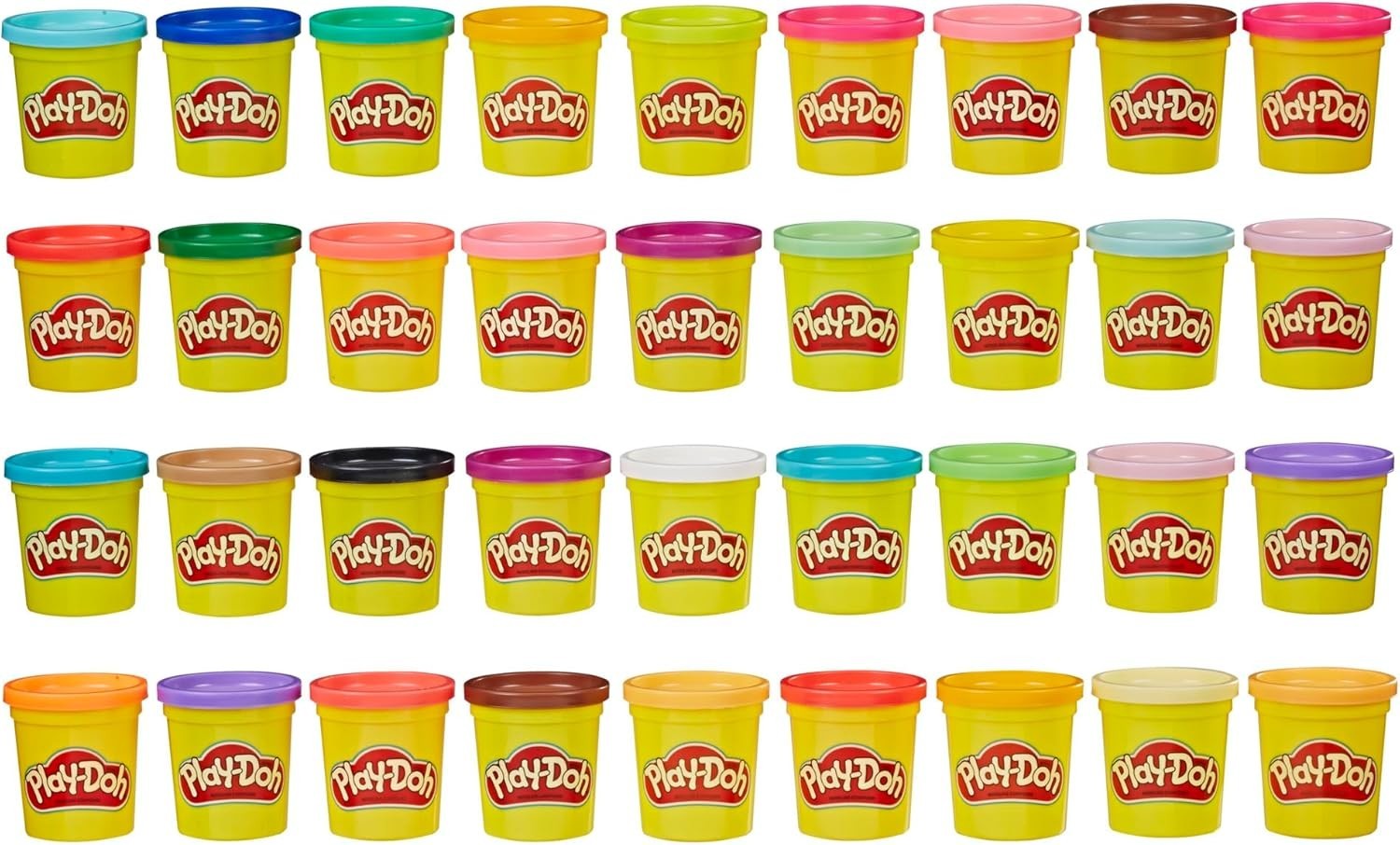 Play-Doh Modeling Compound 36-Pack Assorted Colors Non-Toxic Arts Crafts