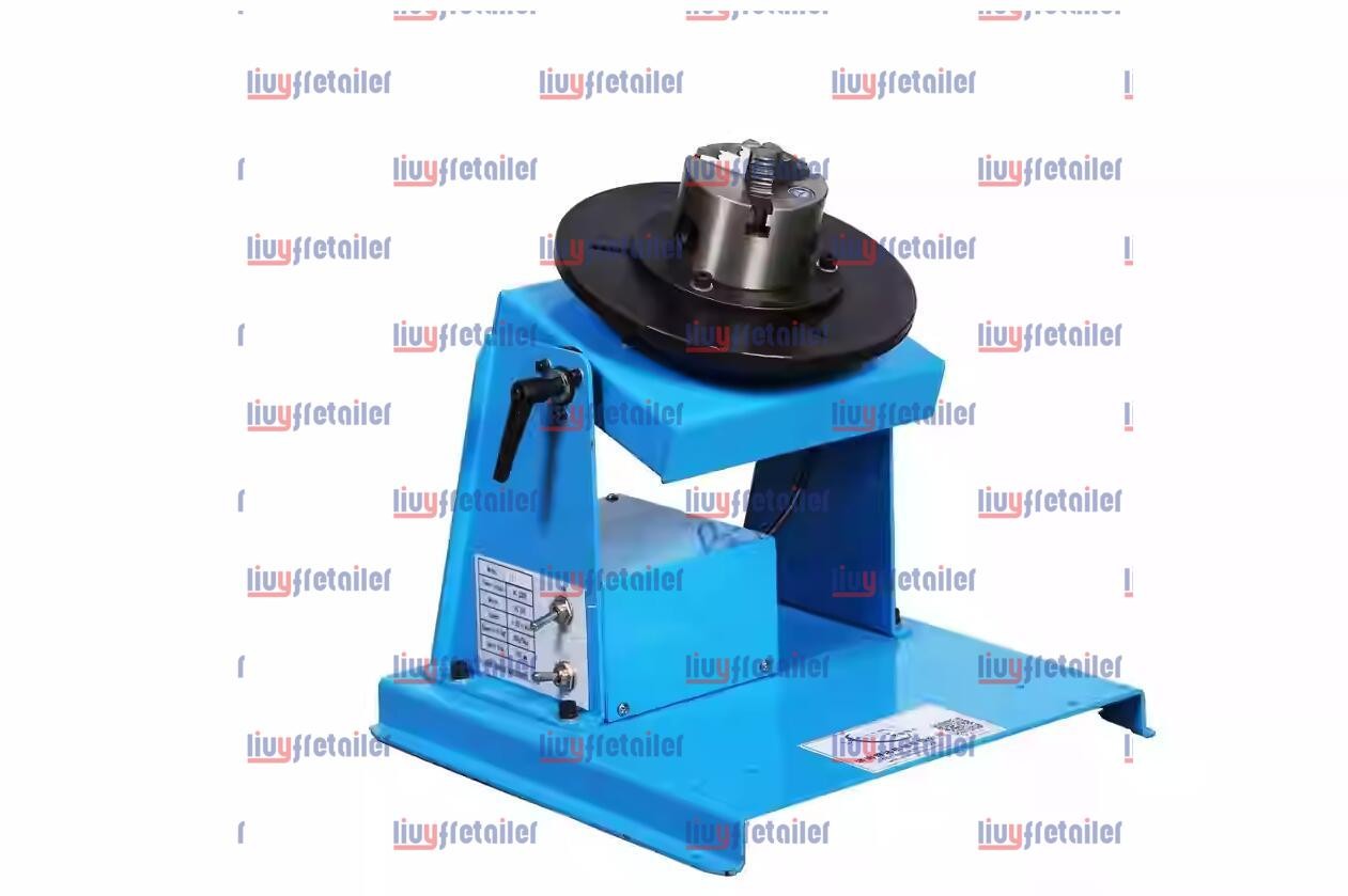 1PCS 1-12RPM 10KG Light Duty Welding Turntable Positioner with 80mm Chuck HD-10