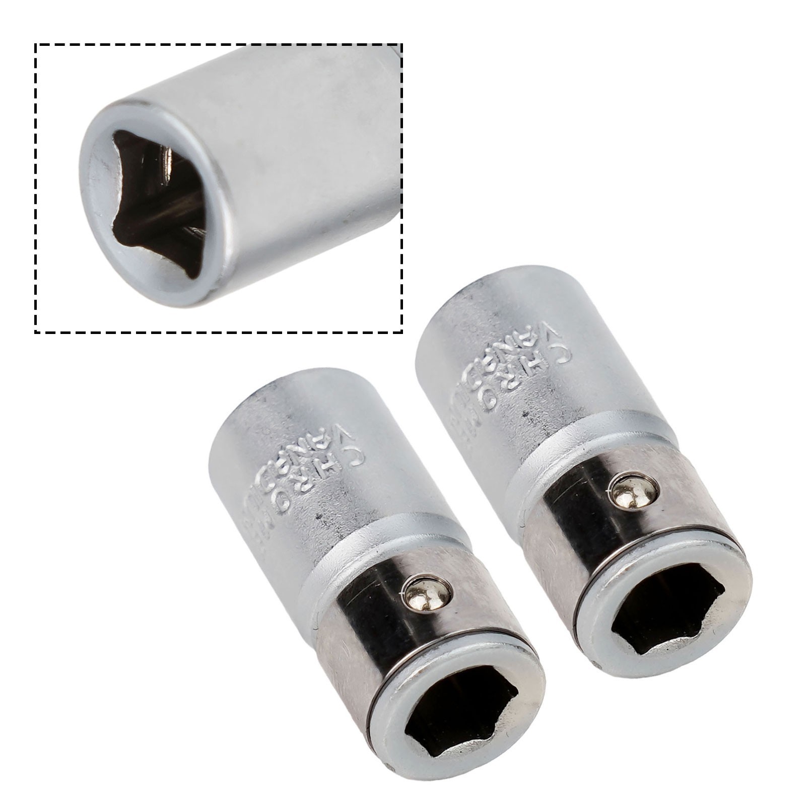 1/4 Square Drive to 1/4 Hex Shank Socket Converter Reliable Performance