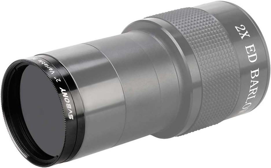 Adjustable 2-Inch Moon Filter with Multi-Coating for Enhanced Astronomical Views