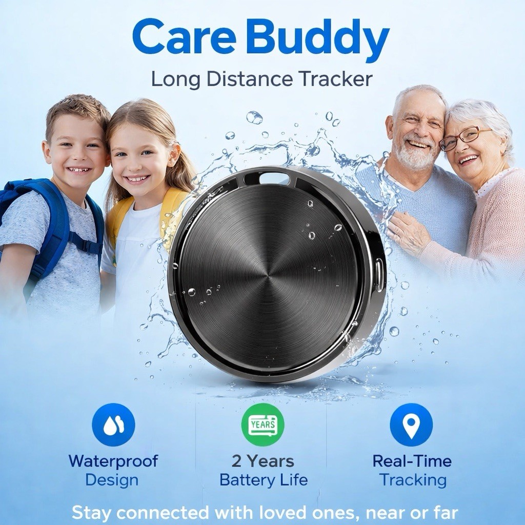 GPS tracker Locator For Elderly And kids Care buddy For Android And iOS