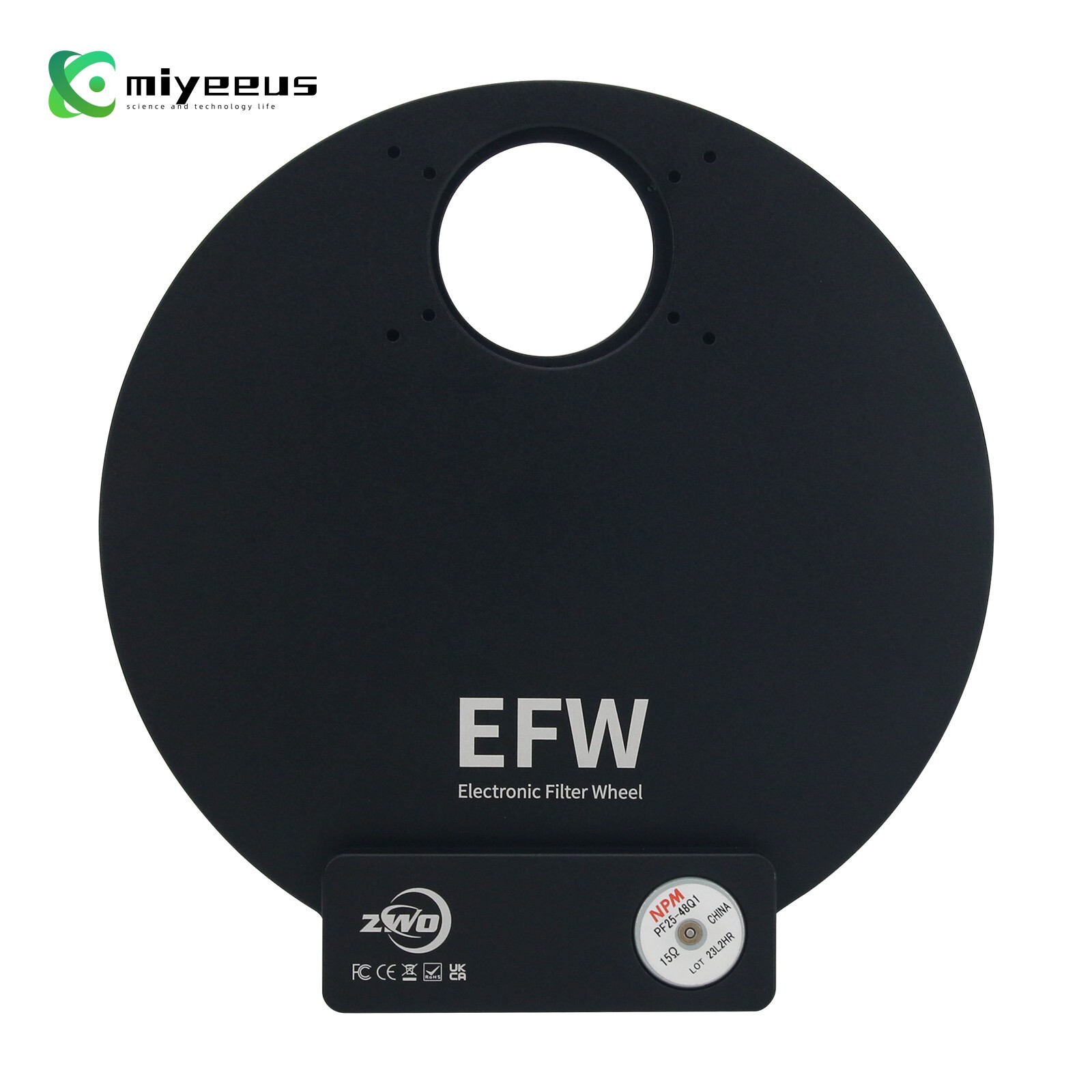 ZWO EFW7X2" 2" EFW Electronic Filter Wheel 7-Position Support Filter ASCOM SDK