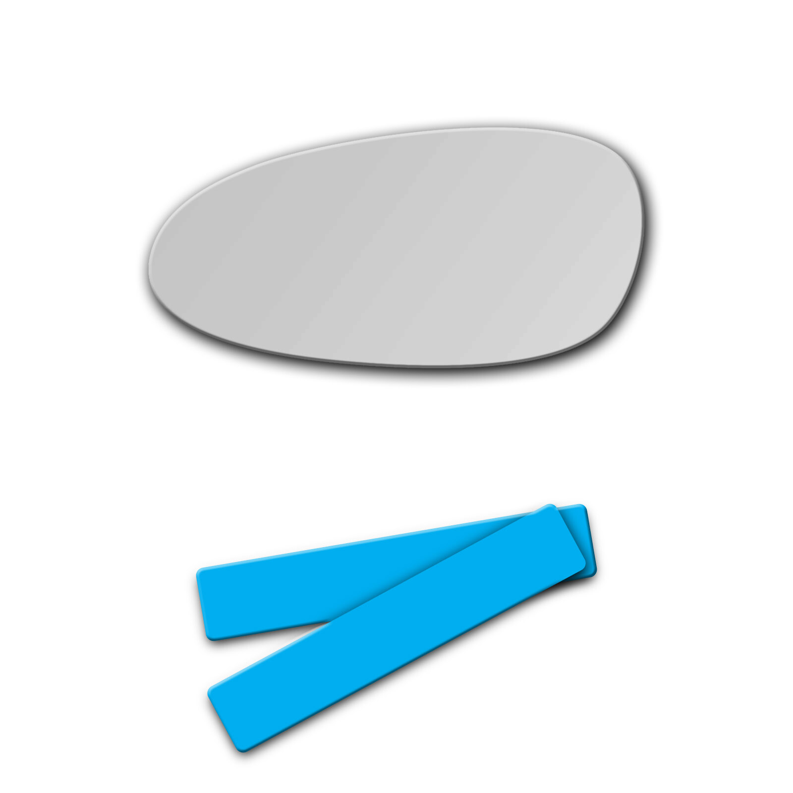 S-848L Replacement Mirror Glass for PORSCHE 911 Boxster Cayman Driver Side Left