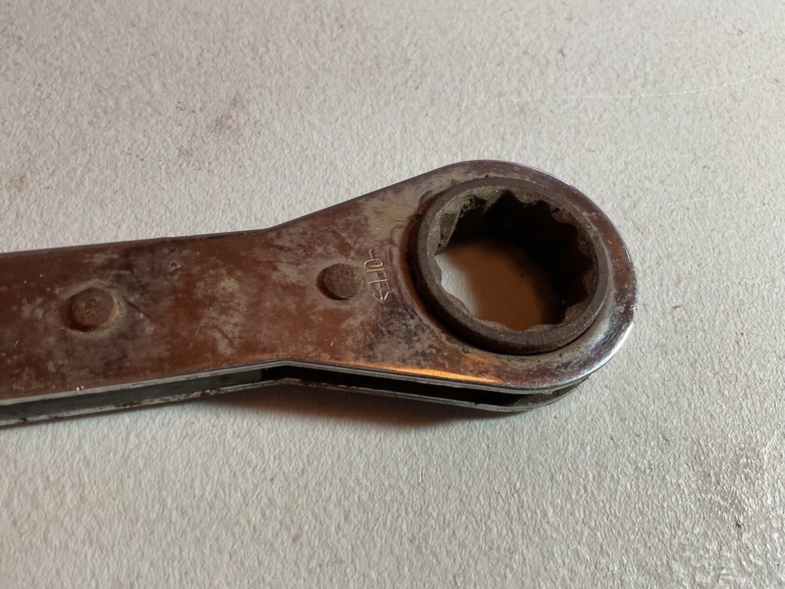 Tuffaloy 102 Tip Dressing Tool Used
